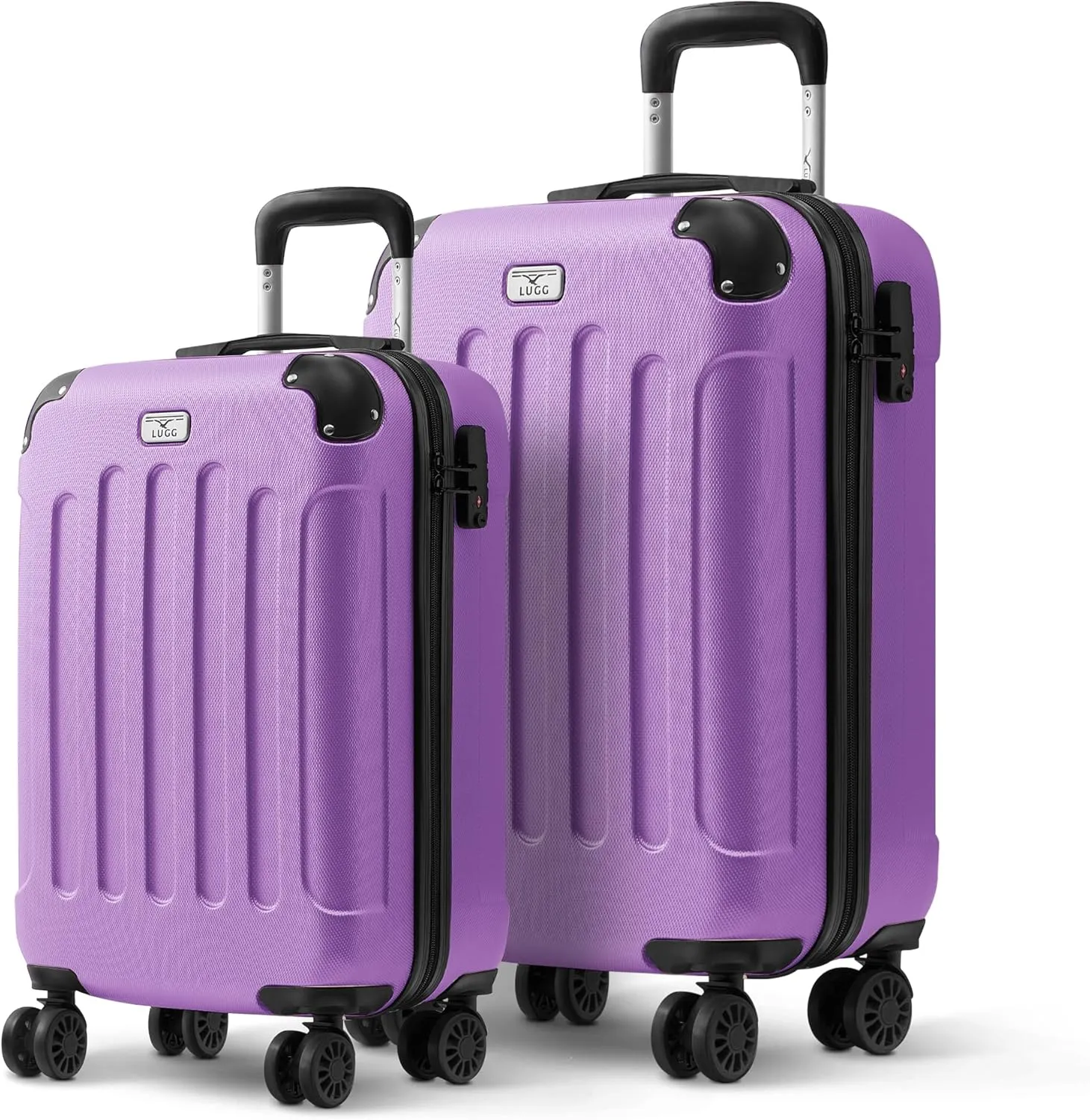 Skywander 2pc 20in & 24in Suitcase - Lavender