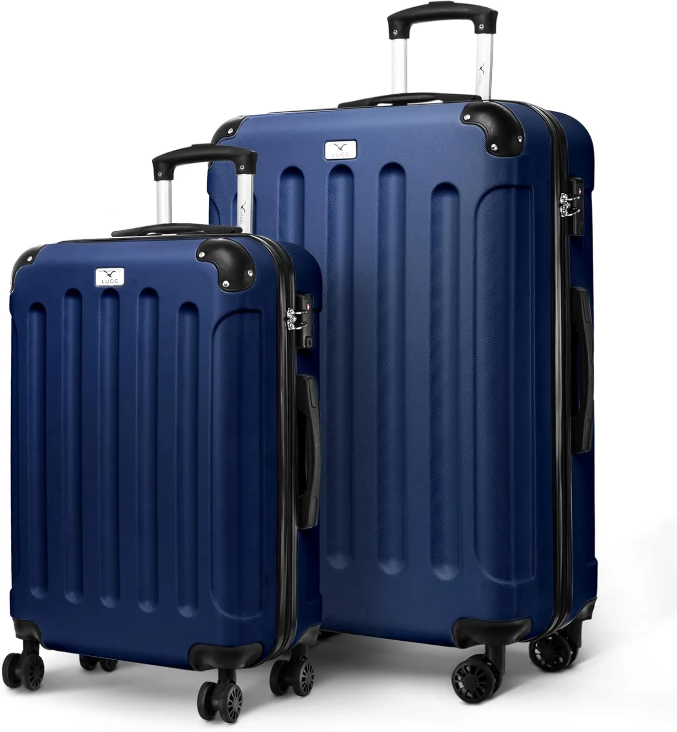 Skywander 2pc 24in & 28in Suitcase - Midnight Blue