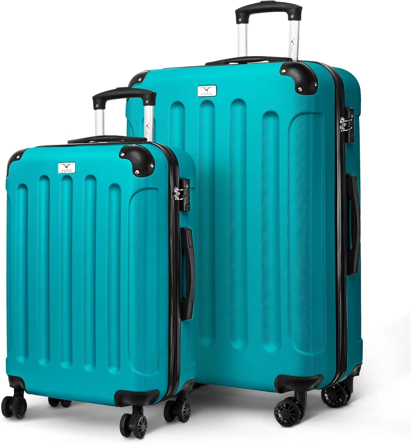 Skywander 2pc 24in & 28in Suitcase - Teal