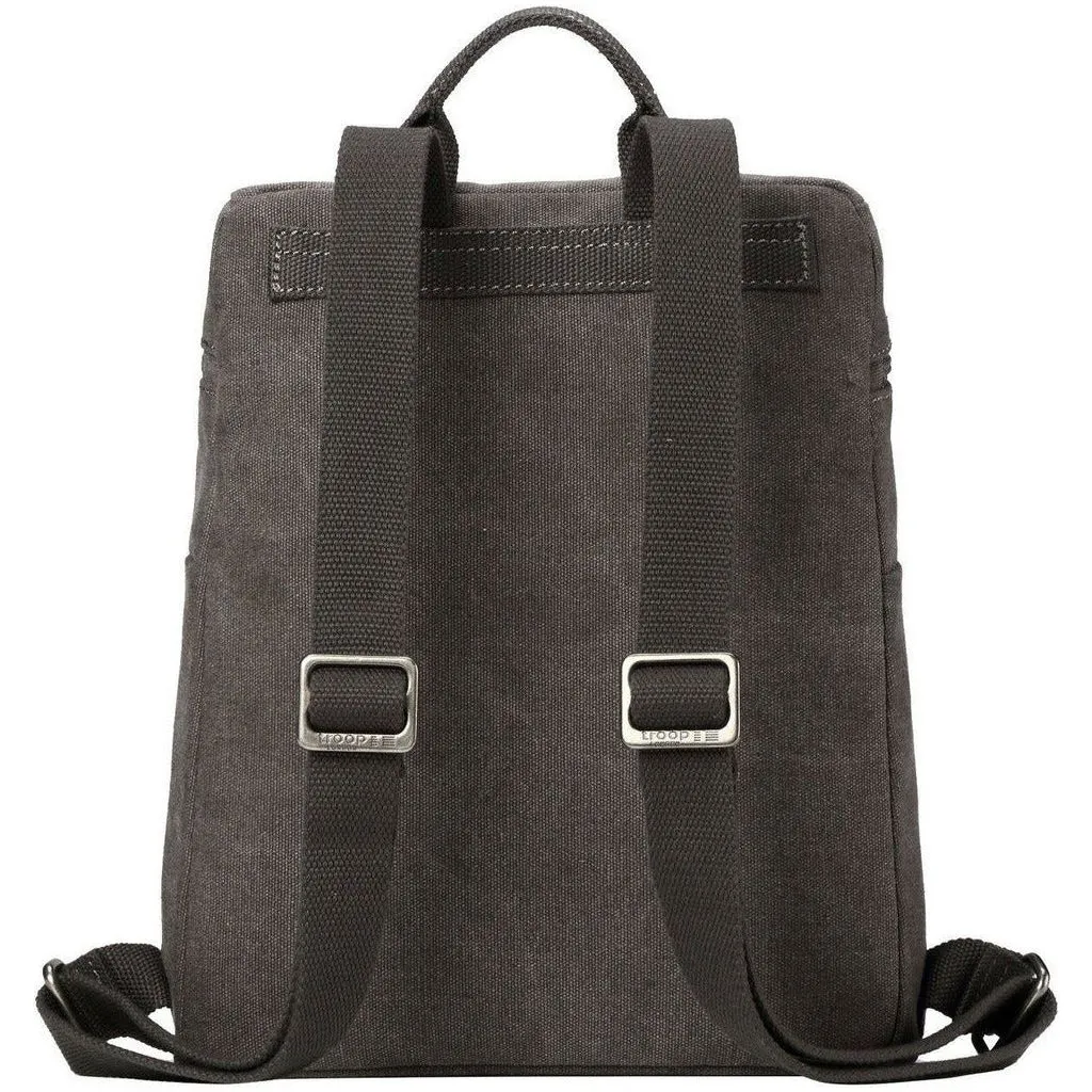 Small Canvas Backpack - Black Blue or Brown - Troop London Classic