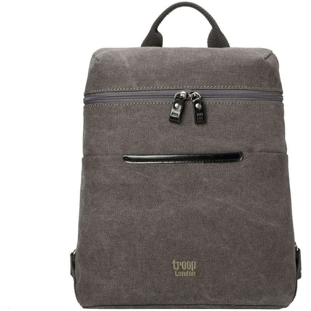 Small Canvas Backpack - Black Blue or Brown - Troop London Classic