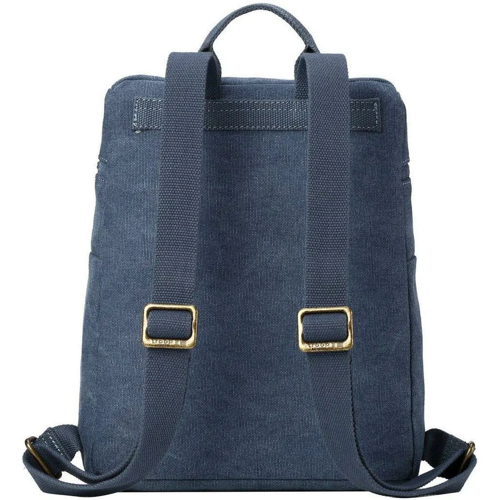 Small Canvas Backpack - Black Blue or Brown - Troop London Classic