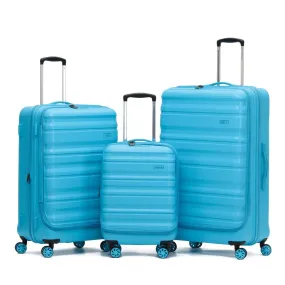 Tosca Sub Zero 2.0 3 Piece Hardsided Luggage Set - Aqua