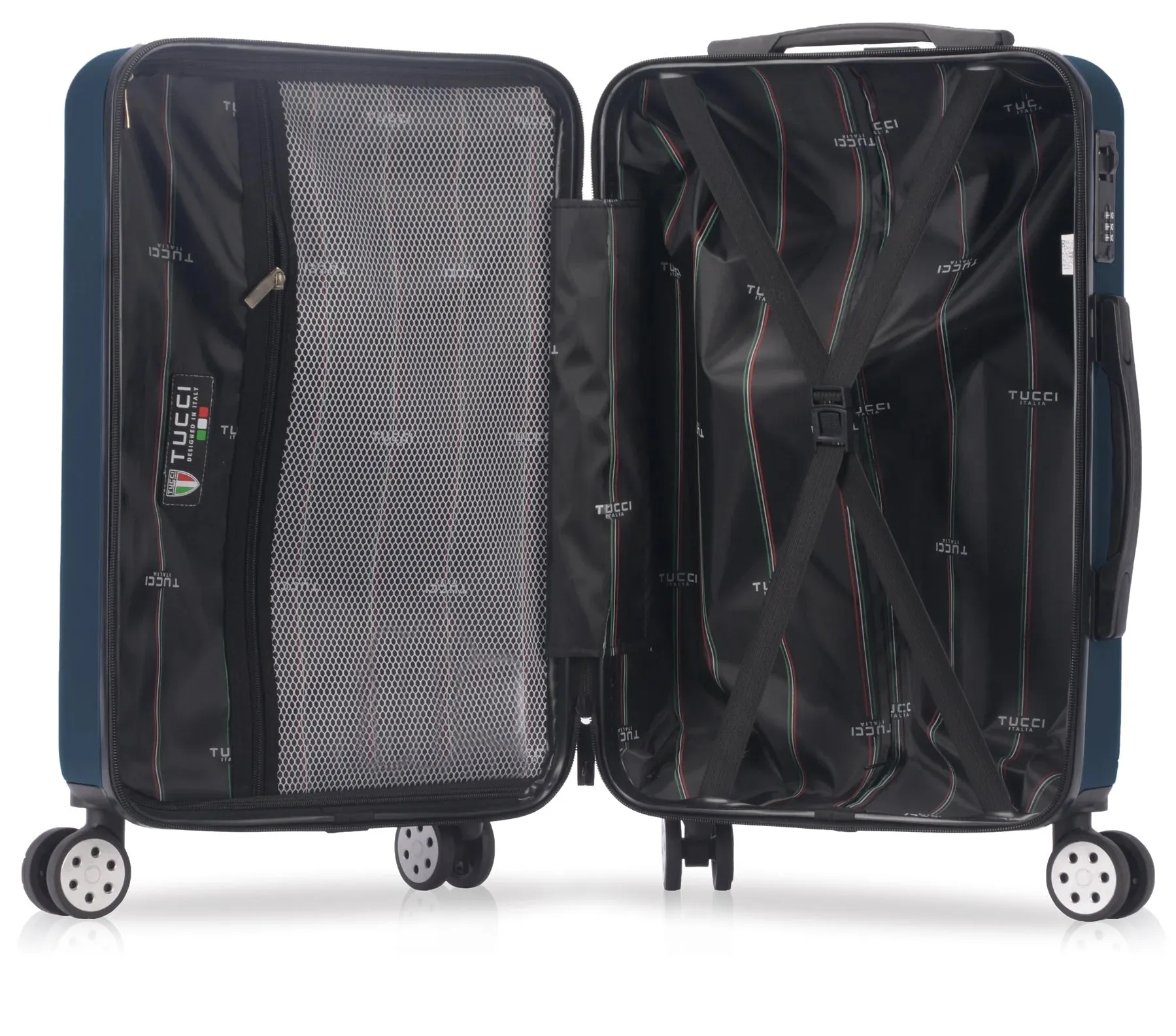 TUCCI Italy SOSTEGNO 03 PC Set Spinner Wheeled Suitcase 20", 26", 30"