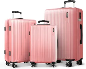 Vacay 3pc Suitcase Set in Clay