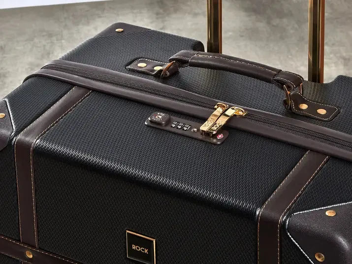 Vintage Large Suitcase - Black