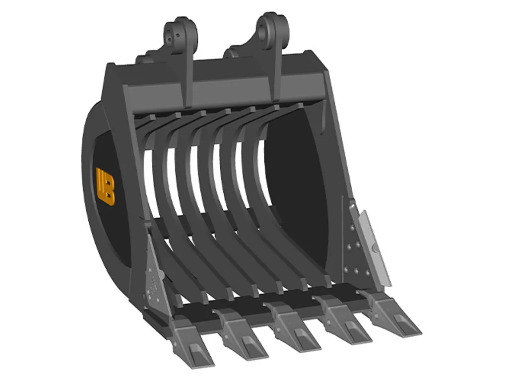 WERK-BRAU Skeleton Bucket for 5,000 - 7,500 lbs. Excavators. (Mini 1)